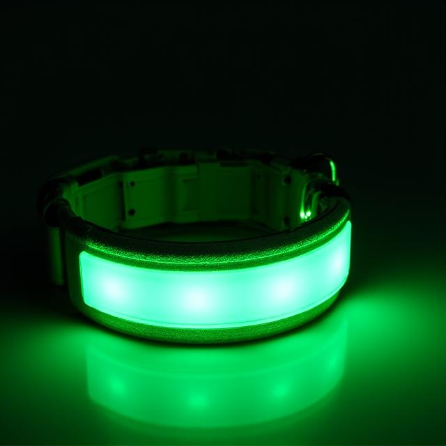 Collare luminoso ricaricabile per cani